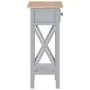 Mesa auxiliar de madera gris 27x27x65,5 cm de vidaXL, Mesas auxiliares - Ref: Foro24-280058, Precio: 77,84 €, Descuento: %