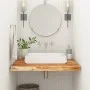 Encimera de baño rectangular madera maciza acacia 80x60x2,5 cm by , Table tops - Ref: Foro24-370260, Price: 76,99 €, Discount: %