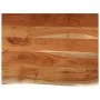 Encimera de baño rectangular madera maciza acacia 80x60x2,5 cm by , Table tops - Ref: Foro24-370260, Price: 76,99 €, Discount: %