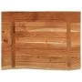 Rechteckige Massivholz-Badezimmer-Arbeitsplatte aus Akazie, 80x60x2,5 cm. von , Tischplatten - Ref: Foro24-370260, Preis: 78,...