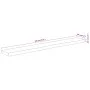 Rechteckiges Wandregal aus lebendigem Akazienholz 180x20x3,8cm. von , Tischplatten - Ref: Foro24-370281, Preis: 334,96 €, Rab...