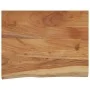 Estante pared rectangular madera acacia borde vivo 50x40x3,8 cm by , Table tops - Ref: Foro24-370295, Price: 46,06 €, Discoun...