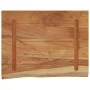 Estante pared rectangular madera acacia borde vivo 50x40x3,8 cm by , Table tops - Ref: Foro24-370295, Price: 46,06 €, Discoun...