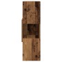 Armario de esquina 25,5x25x80cm Madera contrachapada en Taquillas y armarios de almacenamiento | Comprar online en Foro24