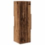 Armario de esquina 25,5x25x80cm Madera contrachapada en Taquillas y armarios de almacenamiento | Comprar online en Foro24