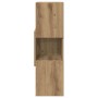 Armario de esquina 25,5x25x80cm Madera contrachapada en Taquillas y armarios de almacenamiento | Comprar online en Foro24