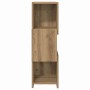Armario de esquina 25,5x25x80cm Madera contrachapada en Taquillas y armarios de almacenamiento | Comprar online en Foro24