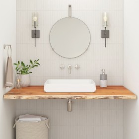 Encimera de baño rectangular madera maciza acacia 