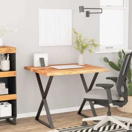 Tablero rectangular madera de acacia borde vivo 110x80x2,5 cm by , Table tops - Ref: Foro24-370269, Price: 142,80 €, Discount: %
