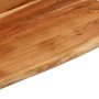 Tablero rectangular madera de acacia borde vivo 110x80x2,5 cm by , Table tops - Ref: Foro24-370269, Price: 146,00 €, Discount: %