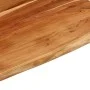 Tablero rectangular madera de acacia borde vivo 110x80x2,5 cm by , Table tops - Ref: Foro24-370269, Price: 142,80 €, Discount: %