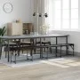 Esstischbank aus schwarzem Kunstleder und Stahl 248x32x45 cm. von , Ess- und Küchenbänke - Ref: Foro24-835226, Preis: 99,58 €...