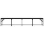 Banco de comedor acero y cuero sintético negro 248x32x45 cm de , Bancos de comedor y cocina - Ref: Foro24-835226, Precio: 100...