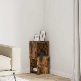 Armario de esquina 25,5x25x55cm Madera contrachapada en Taquillas y armarios de almacenamiento | Comprar online en Foro24