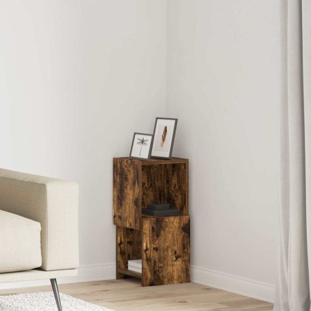 Armario de esquina 25,5x25x55cm Madera contrachapada en Taquillas y armarios de almacenamiento | Comprar online en Foro24