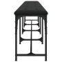 Banco de comedor acero y cuero sintético negro 248x32x45 cm de , Bancos de comedor y cocina - Ref: Foro24-835226, Precio: 100...