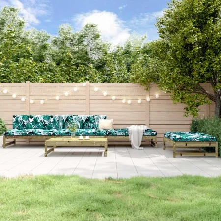 5-piece garden sofa set made of impregnated pine wood by , Garden sets - Ref: Foro24-3186605, Price: 397,86 €, Discount: %