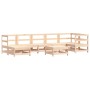 Gartenmöbel-Set 8-teilig aus massivem Kiefernholz von , Gartensets - Ref: Foro24-3186270, Preis: 447,83 €, Rabatt: %