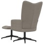 Relaxsessel mit hellgrauem Samthocker von , Sessel - Ref: Foro24-328106, Preis: 168,81 €, Rabatt: %