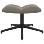 Relaxsessel mit hellgrauem Samthocker von , Sessel - Ref: Foro24-328106, Preis: 166,17 €, Rabatt: %