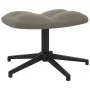 Relaxsessel mit hellgrauem Samthocker von , Sessel - Ref: Foro24-328106, Preis: 166,17 €, Rabatt: %