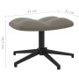 Relaxsessel mit hellgrauem Samthocker von , Sessel - Ref: Foro24-328106, Preis: 168,81 €, Rabatt: %