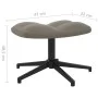 Relaxsessel mit hellgrauem Samthocker von , Sessel - Ref: Foro24-328106, Preis: 166,17 €, Rabatt: %
