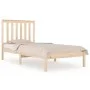 Bettgestell aus massivem Kiefernholz, 75 x 190 cm von , Betten und Lattenroste - Ref: Foro24-3103803, Preis: 83,62 €, Rabatt: %