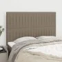 Headboards 4 units taupe gray fabric 72x5x78/88 cm by , Headboards and footboards - Ref: Foro24-3116572, Price: 108,22 €, Dis...