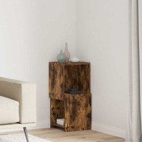 Armario de esquina 30,5x30x65cm Madera contrachapada en Taquillas y armarios de almacenamiento | Comprar online en Foro24