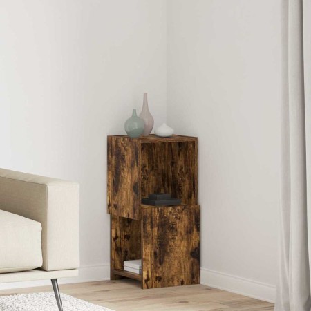 Armario de esquina 30,5x30x65cm Madera contrachapada en Taquillas y armarios de almacenamiento | Comprar online en Foro24