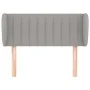 Kopfteil aus hellgrauem Stoff, 83 x 23 x 78/88 cm von , Kopf- und Fußteile - Ref: Foro24-3117356, Preis: 46,00 €, Rabatt: %