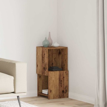 Armario de esquina 30,5x30x65cm Madera contrachapada en Taquillas y armarios de almacenamiento | Comprar online en Foro24