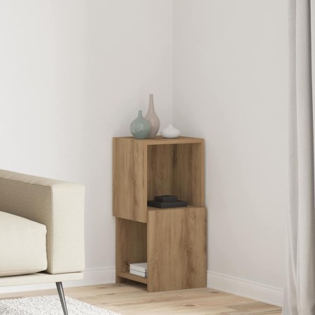 Armario de esquina 30,5x30x65cm Madera contrachapada en Taquillas y armarios de almacenamiento | Comprar online en Foro24