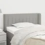 Cabecero de tela gris claro 83x16x78/88 cm de , Cabeceros y pies de cama - Ref: Foro24-3118980, Precio: 40,29 €, Descuento: %