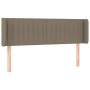 Kopfteil aus taupegrauem Stoff, 147 x 16 x 78/88 cm von , Kopf- und Fußteile - Ref: Foro24-3119008, Preis: 71,77 €, Rabatt: %