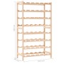 Cedar wood wine rack 57.5x28x102 cm by vidaXL, Wine racks - Ref: Foro24-246441, Price: 42,88 €, Discount: %