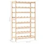 Cedar wood wine rack 57.5x28x102 cm by vidaXL, Wine racks - Ref: Foro24-246441, Price: 42,20 €, Discount: %