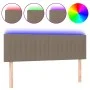 Headboard with LED in taupe gray fabric 144x5x78/88 cm by , Headboards and footboards - Ref: Foro24-3121852, Price: 61,90 €, ...