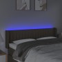 Kopfteil mit LED aus taupegrauem Stoff 147x16x78/88 cm von , Kopf- und Fußteile - Ref: Foro24-3123476, Preis: 76,39 €, Rabatt: %