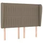 Box spring bed with taupe gray fabric mattress 140x190 cm by , Beds and slatted bases - Ref: Foro24-3128121, Price: 510,12 €,...