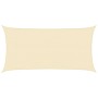 Toldo de vela crema HDPE 160 g/m² 3x6 m