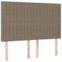 Boxspringbett mit taupegrauer Stoffmatratze 140x190 cm von , Betten und Lattenroste - Ref: Foro24-3132149, Preis: 524,73 €, R...