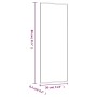Espejo de pared vidrio rectangular 30x80 cm by , Mirrors - Ref: Foro24-350444, Price: 44,90 €, Discount: %