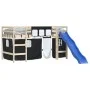Schwarz-weiße Polyestervorhänge für Hochbetten von , Zubehör für Betten und Lattenroste - Ref: Foro24-835913, Preis: 27,95 €,...