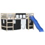 Schwarz-weiße Polyestervorhänge für Hochbetten von , Zubehör für Betten und Lattenroste - Ref: Foro24-835913, Preis: 28,48 €,...