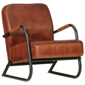 Brauner Sessel aus echtem Leder von , Sessel - Ref: Foro24-359631, Preis: 256,14 €, Rabatt: %