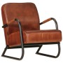 Brown genuine leather armchair by , Armchairs - Ref: Foro24-359631, Price: 267,85 €, Discount: %