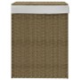 Laundry hamper with synthetic rattan lid 46x33x60 cm by , Laundry baskets - Ref: Foro24-372029, Price: 66,04 €, Discount: %
