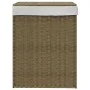 Laundry hamper with synthetic rattan lid 46x33x60 cm by , Laundry baskets - Ref: Foro24-372029, Price: 55,94 €, Discount: %